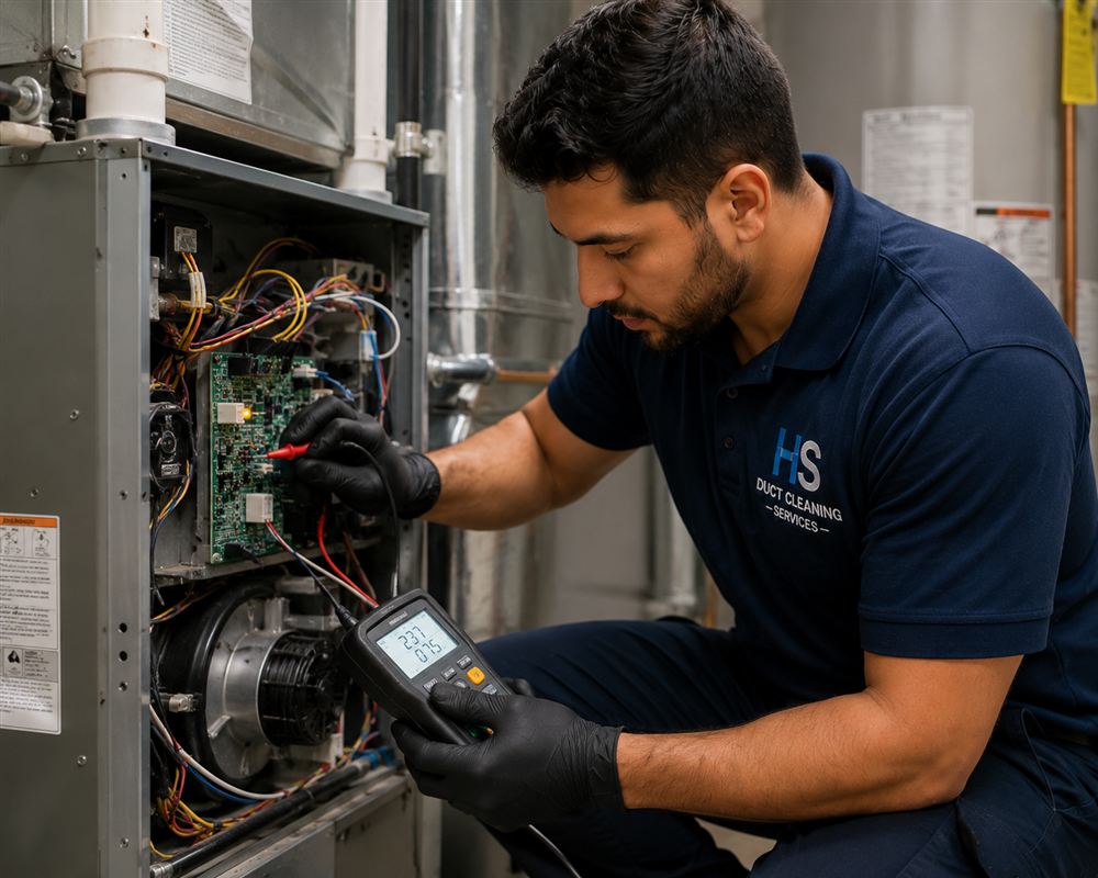 Duct sanitizing and disinfection